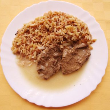 Hovädzí-plátok-Goody-foody-na-horčici-slovenská-ryža