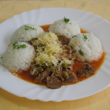 Mexický-guláš-z-hov.-Goody-foodyhrášková-ryža